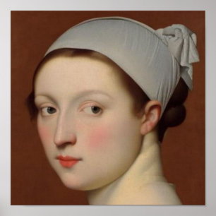 Affiche A Portrait of a Young Woman Classical Style