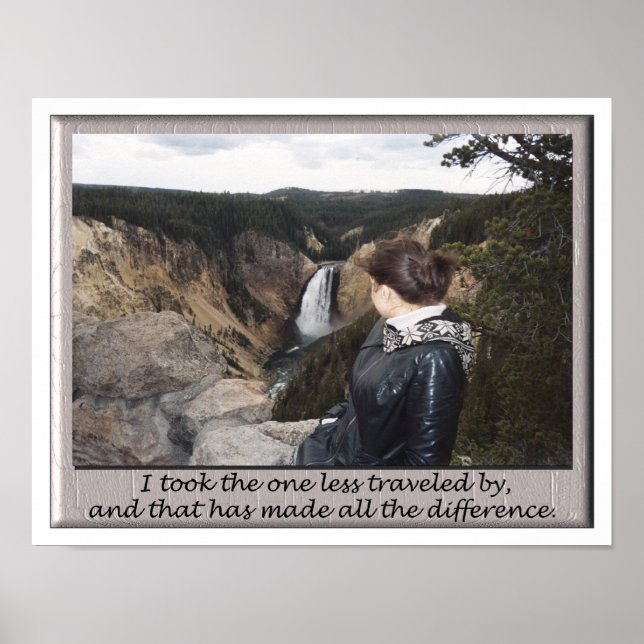 Affiche a pris celui que l'on voyageait moins (Devant)