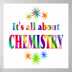 Affiche À propos de la chimie