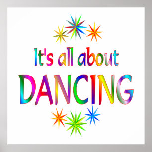 Affiche À propos de la danse