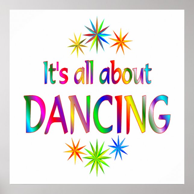 Affiche À propos de la danse (Devant)