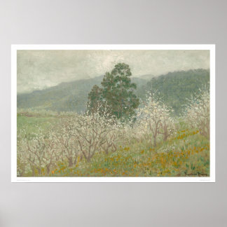 Affiche A Prune Orchard, Saratoga, Californie (1170)