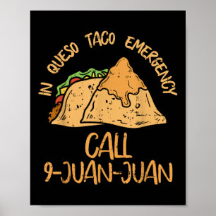 Affiche À Queso Urgence Cinco De Mayo Shirt Taco Appel 9