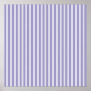 Affiche à rayures violettes