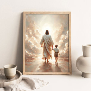 Affiche À sa suite, La peinture chrétienne, Jésus et le ga