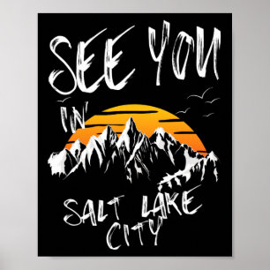 Affiche À Salt Lake City Usa Vacances Ski Randonnée