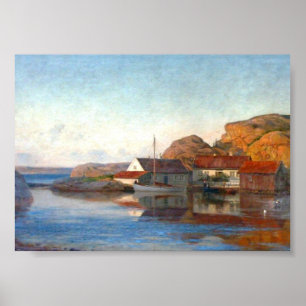 Affiche A Small Norwegian Inlet
