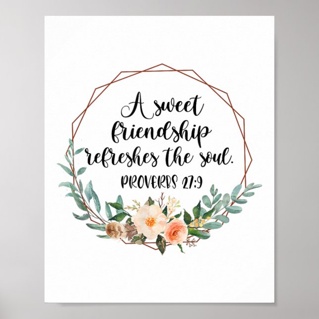 Affiche A Sweet Friendship Refreshes The Soul Friend Bff I (Devant)