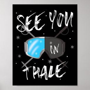Affiche À Thale Allemagne Vacances Ski Goggings