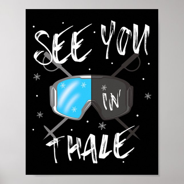 Affiche À Thale Allemagne Vacances Ski Goggings (Devant)