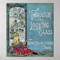 A travers l'affiche en verre