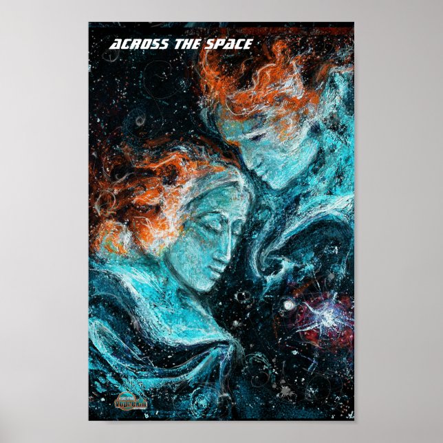 Affiche À travers l'espace (Devant)
