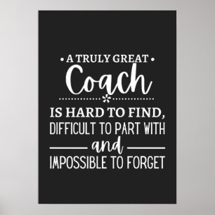 Affiche A Truly Great Coach is hard find