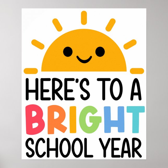 Affiche À une année scolaire brillante (Devant)