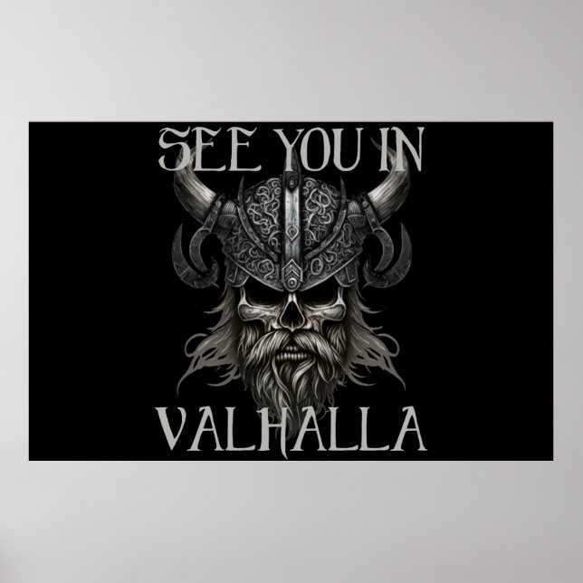 Affiche À Valhalla (Devant)