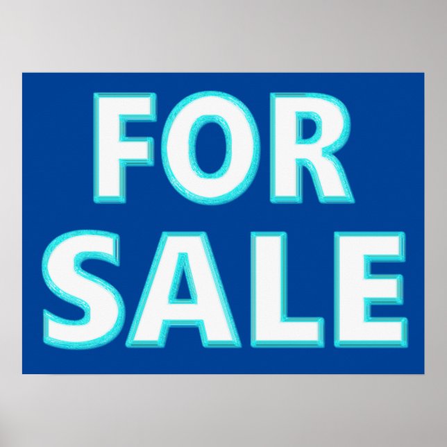 Affiche À vendre (Devant)