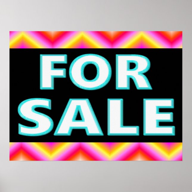 Affiche À vendre (Devant)