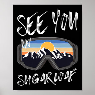Affiche A Voir En Pain De Sucre Usa Vacation Ski Goggings