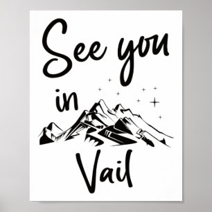 Affiche À vous revoir à Vail Usa Vacances Ski Randonnée _1