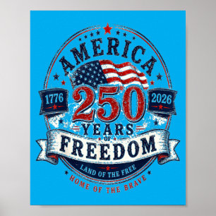 Affiche Aamérique 250 Ans 17762026 4 Juillet