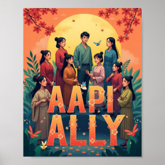 AFFICHE AAPI ALLY