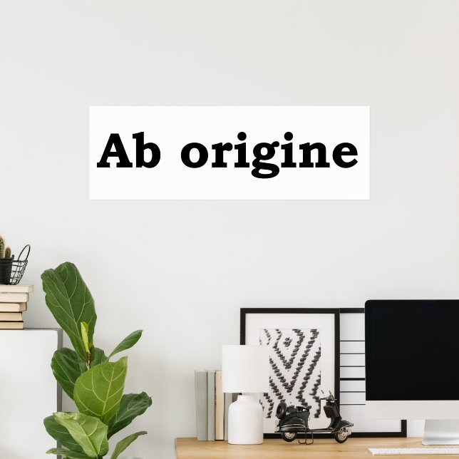 Affiche Ab (Bureau à domicile)