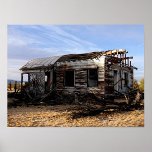 Affiche Abandoned House In Kelso California