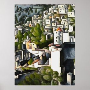 Affiche Abandoned Houses Of Kayakoy Abstract Art