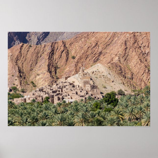 Affiche Abandoned Village Birkat-Al-Mouz - Oman (Devant)