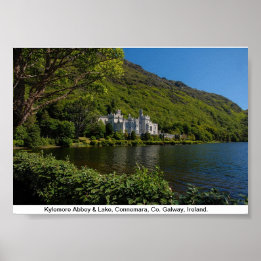Affiche Abbaye de Kylemore, Connemara, Co. Galway Irlande