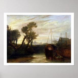 Affiche Abbaye de Newark, 1807 (huile sur la toile)