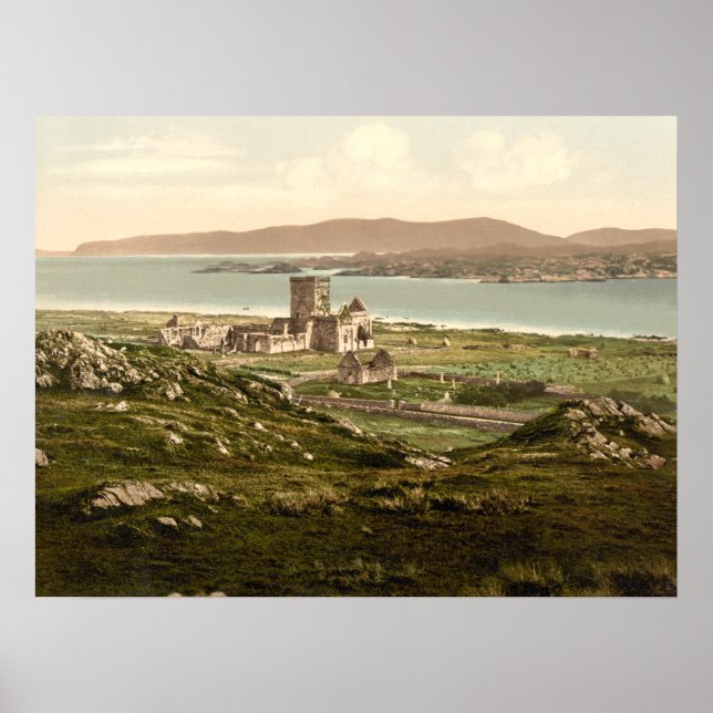 Affiche Abbaye d'Iona, Argyll & Bute, Ecosse Imprimerie d' (Devant)