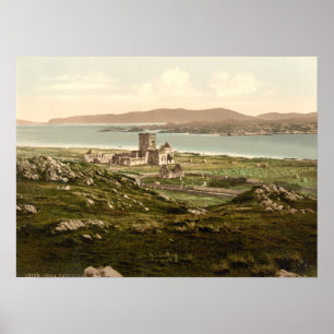 Affiche Abbaye d'Iona, Argyll et Bute, Ecosse