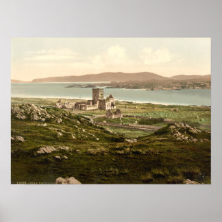 Affiche Abbaye d'Iona, Argyll et Bute, Écosse