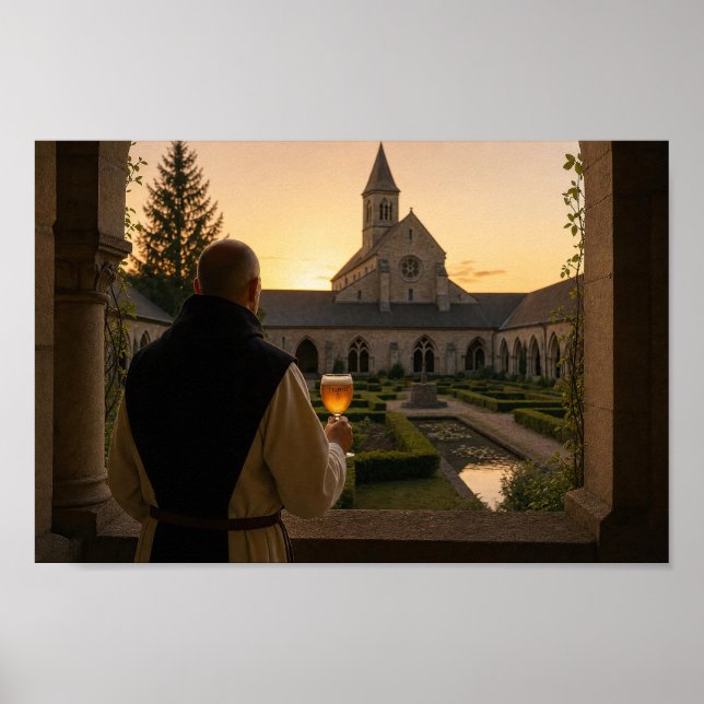 Affiche Abbaye Silence et Rêverie du Soir (Devant)
