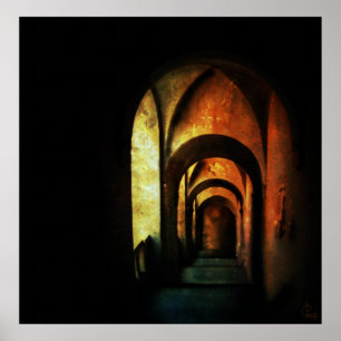 Affiche Abbesse intérieure