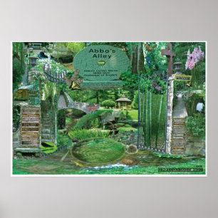 Affiche Abbos Alley Collage Sewanee, TN OlioStudios.com