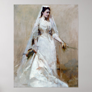 Affiche Abbott Handerson Thayer Une Mariée