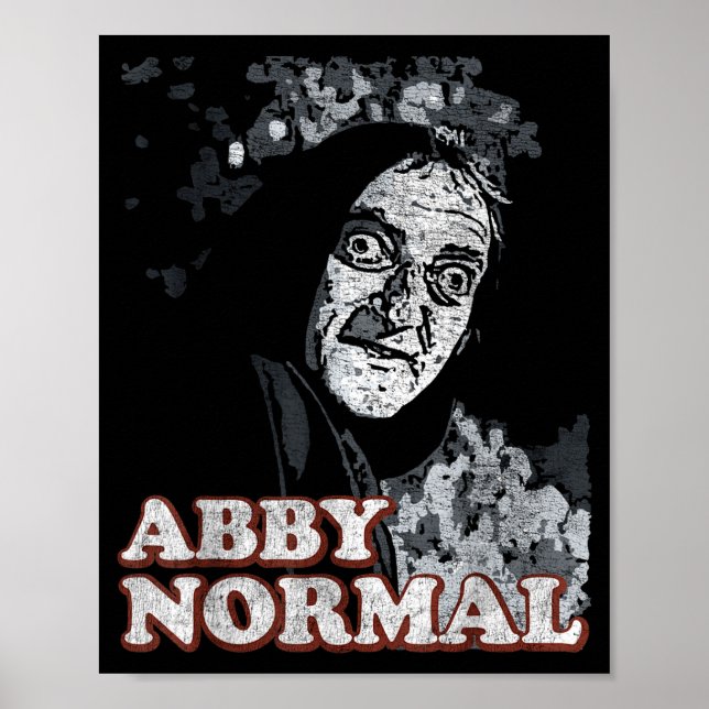 Affiche Abby Normal Brain Funny Halloween  (Devant)