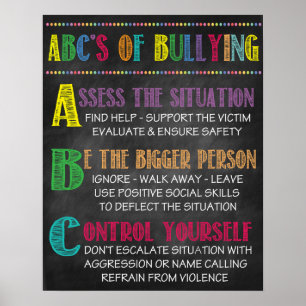 AFFICHE ABC DE BULLYING