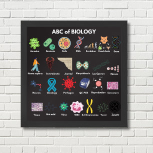 Affiche ABC de la biologie