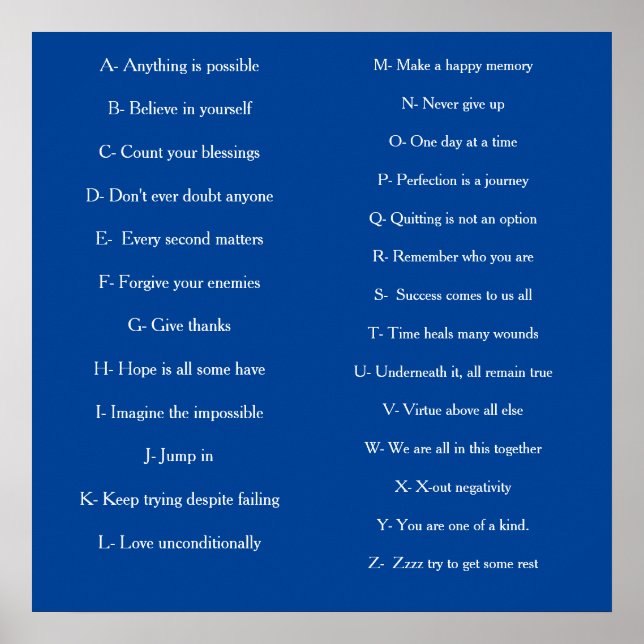 Affiche ABC de l'âge adulte (Devant)