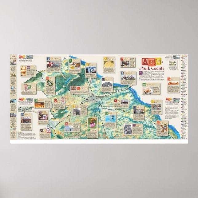 Affiche ABC du comté de York (Devant)