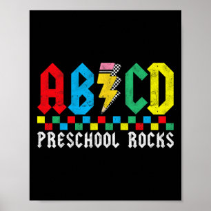 Affiche Abcd Préscolaire Rocades Premier Jour Professeur P