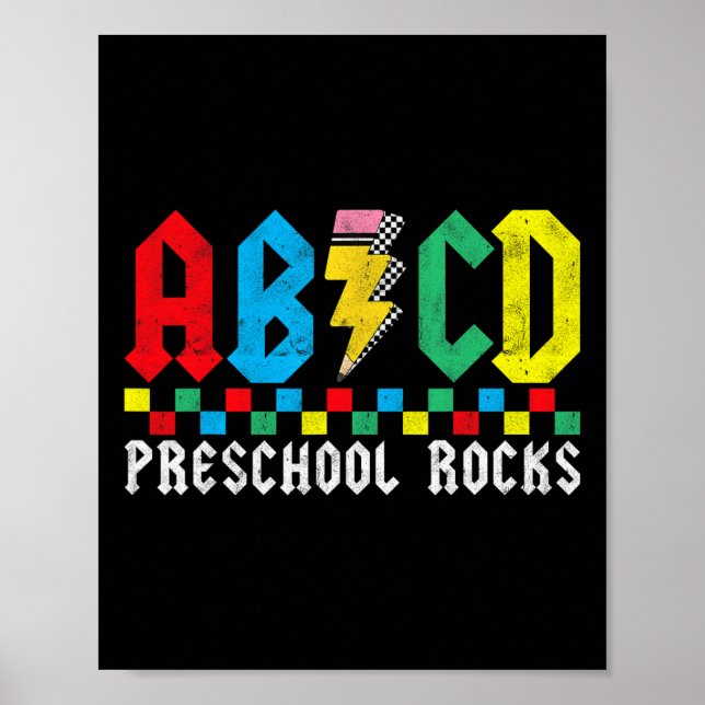 Affiche Abcd Préscolaire Rocades Premier Jour Professeur P (Devant)