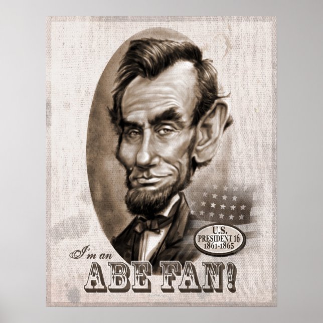 Affiche Abe Lincoln Fan (Devant)