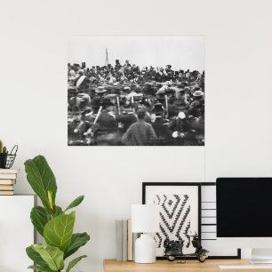 Affiche Abe Lincoln Gettysburg Adresse : Fin de la guerre 