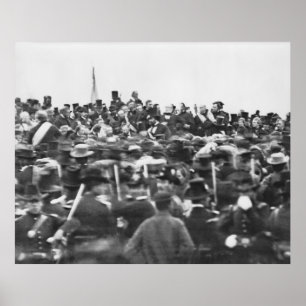 Affiche Abe Lincoln Gettysburg Adresse : Fin de la guerre