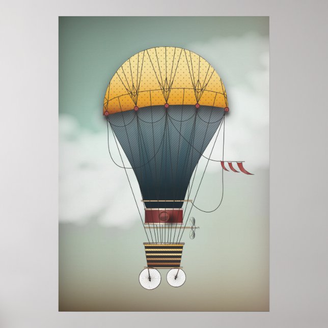 Affiche Abeelle de l'Aéronef de ballon à air chaud | Steam (Devant)