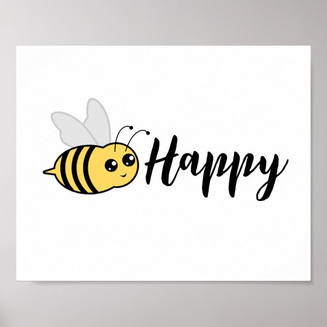 Affiche abeille (Devant)